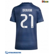 Fotballdrakt Dame Real Madrid Brahim Diaz #21 Bortedrakt 2025-26 Kortermet